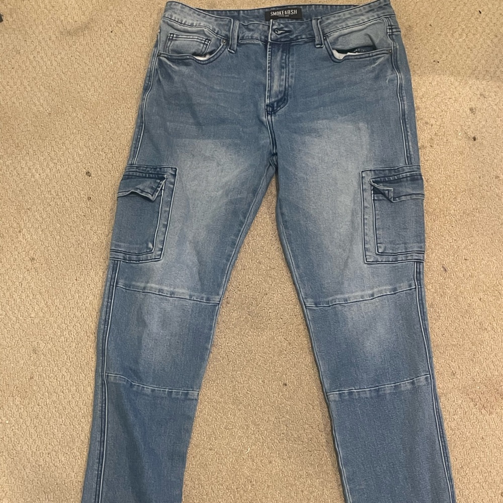 65% Cotten Smoke and Ash jeans